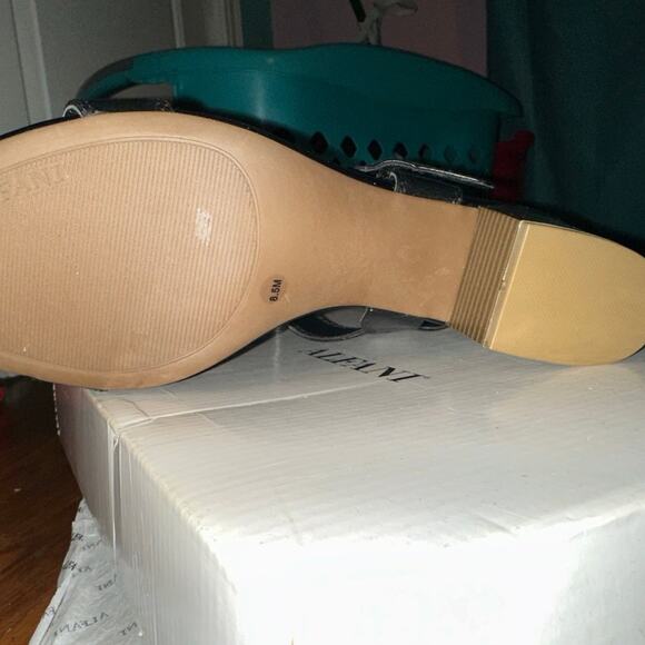 Alfani Black Block Strappy Sandals - Picture 7 of 7